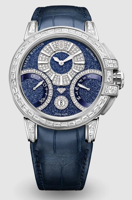 Harry Winston Ocean Sparkling Biretrograde Automatic 42mm OCEABI42WW003 Replica Watch